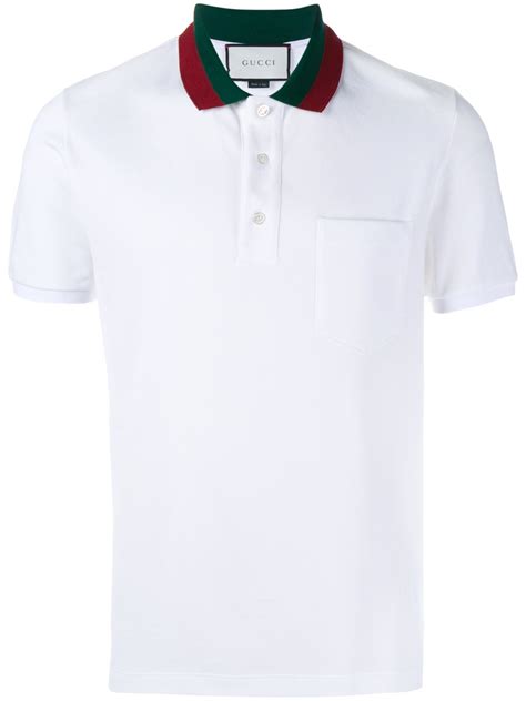 white gucci collar shirt|Gucci collar shirt men.